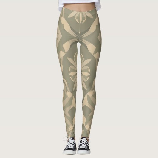 Leggings zur weichen Wohngestaltung - symmetrische (Vorderseite)
