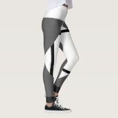 Leggings Zusammensetzung I Lozenges mit 4 Linien (Rechts)