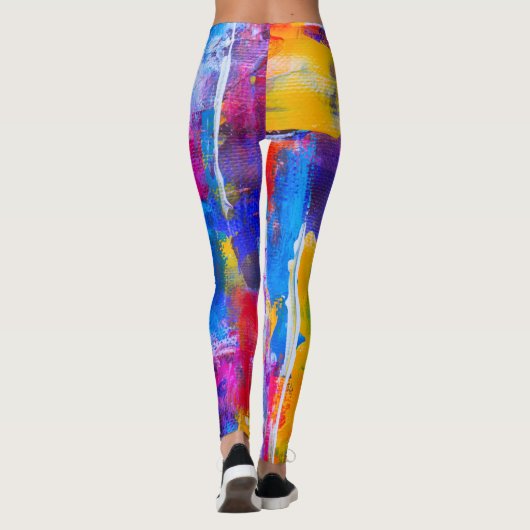 leggins arte abstracto en multicolor (Rückseite)