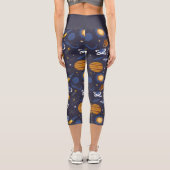 Leggins Capri yoga colección Animals Outer Space (Rückseite)