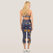 Leggins Capri yoga colección Animals Outer Space (Rückseite)
