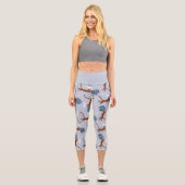 Leggins Capri yoga colección Animals Outer Space (Vorderseite)