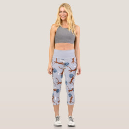 Leggins Capri yoga colección Animals Outer Space Leggings