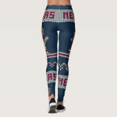 Leggins Christmas, | Damenweihnachtliche Leggings. (Rückseite)