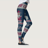 Leggins Christmas, | Damenweihnachtliche Leggings. (Rechts)