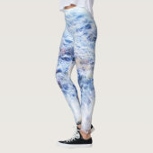 Leggins cooles blaues Wasser (Links)