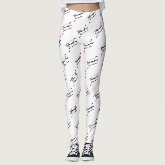Leggins für hübsche Typografie (Vorderseite)