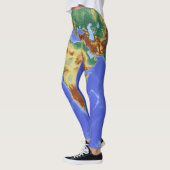 leggins Landkarte der Welt (Links)