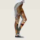 Leggins Rose Blütenblatt mit Wassertropfen (Rechts)