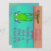 Leggs with quote, holiday card feiertagskarte (Vorne/Hinten)