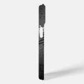 Leggummi aus schwarzem und weißem Elektro Case-Mate iPhone Hülle (Rückseite / Rechts)