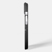 Leggummi aus schwarzem und weißem Elektro Case-Mate iPhone Hülle (Rückseite / Links)