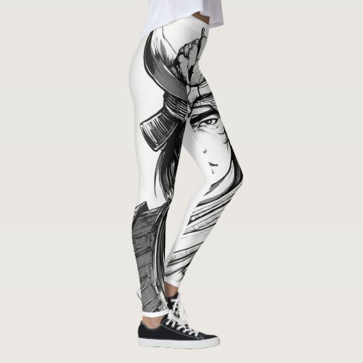 "Leggy Extravaganza: Ein Whimsical Cartoon Marvel Leggings (Rechts)