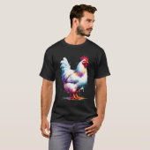 Leghorn-Huhn T-Shirt (Vorne ganz)