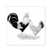 Leghornproduktion Braunhühner Permastempel (Design)