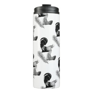 Leghornproduktion Braunhühner Thermosbecher