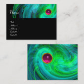 LEGHT VORTEX AMETHYST, grün, blau Visitenkarte (Vorne/Hinten)