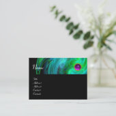 LEGHT VORTEX AMETHYST, grün, blau Visitenkarte (Stehend Vorderseite)