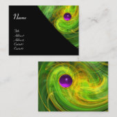 LEGHT VORTEX AMETHYST Orange Gelb schwarz Visitenkarte (Vorne/Hinten)