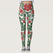Legierung - Blumenstil mit Blume Leggings (Vorderseite)