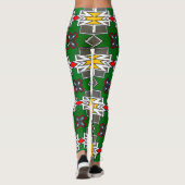 Legierung des afrikanischen Geometrischen Drucks m Leggings (Rückseite)