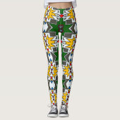 Legierung des afrikanischen Geometrischen Drucks m Leggings (Vorderseite)