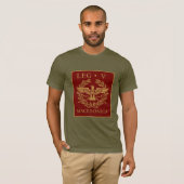 Legio V Macedonica römisches Emblem T-Shirt (Vorne ganz)