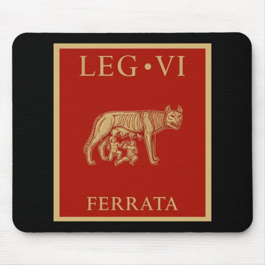 Legio VI Ferrata: Alte römische Legion Vexillum Mousepad (Vorne)