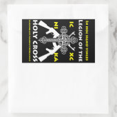 Legion des Heiligen Kreuzes Rechteckiger Aufkleber (Tasche)