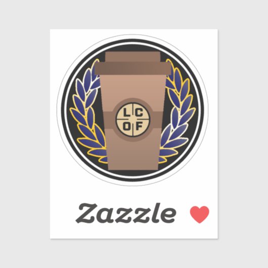 Legion des Kaffeeklebers Aufkleber (Blatt)