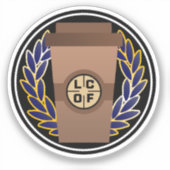 Legion des Kaffeeklebers Aufkleber (Vorderseite)