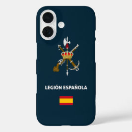 Legion Española Reisepass Handy iPhone 16 Hülle