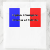 Legion etrangere - Honneur und Fidelite Rechteckiger Aufkleber (Tasche)