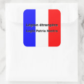 Legion etrangere - Legio Patria Nostra Quadratischer Aufkleber (Tasche)