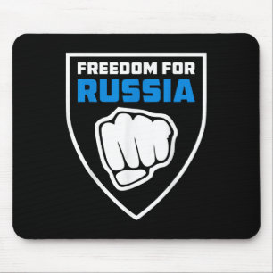 Legion Freedom for Russia Anti-War Flag Russische Mousepad