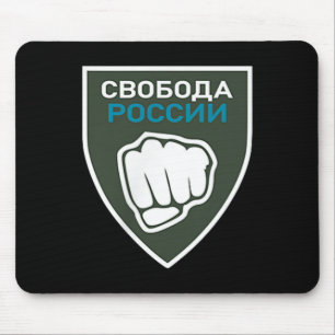 Legion Freedom for Russia Anti-War Flag Russische Mousepad