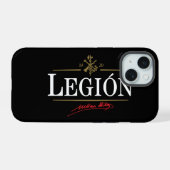 Legión iPhone 15 Hülle (Rückseite (Horizontal))