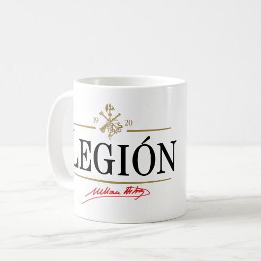 Legión Kaffeetasse (Vorderseite Links)