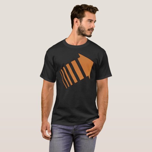 Legion Kapitel 3 - orangefarbener Pfeil - beängsti T-Shirt (Vorne ganz)