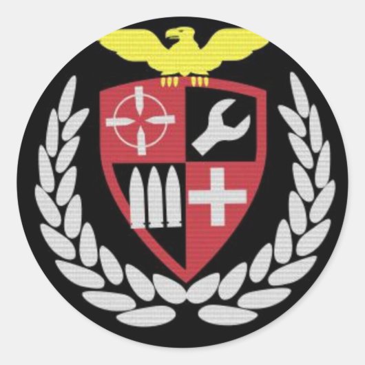 Legionäre Fluggesellschaft Runder Aufkleber (Vorderseite)