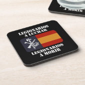 Legionäre zum Kampf 2 Getränkeuntersetzer (Linke Seite)