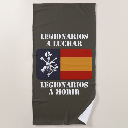 Legionäre zum Kampf 2 Strandtuch (Vorderseite)