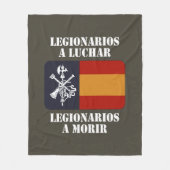 Legionarios a luchar 2 fleecedecke (Vorderseite)