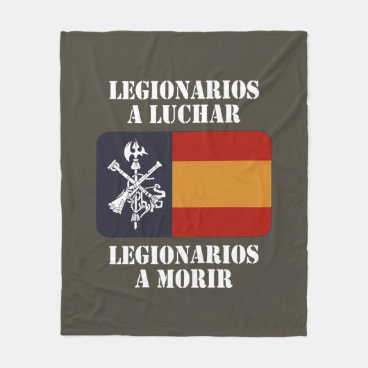 Legionarios a luchar 2 fleecedecke (Vorderseite)
