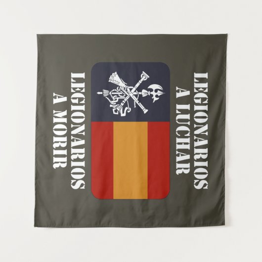 Legionarios a luchar 2 wandteppich (Vorderseite (Horizontal))