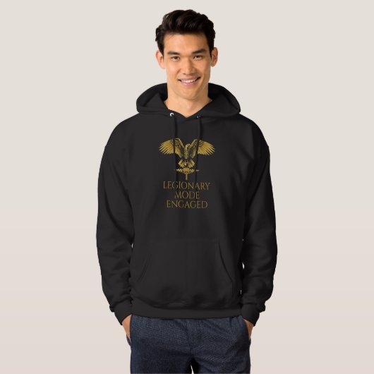 Legionärmodus Verlobt SPQR Rom Legion Roman Hist Hoodie (Vorne ganz)