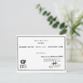 Legionärszeugnis Postkarte (Stehend Vorderseite)