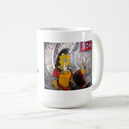 Legions-Farbkaffee-Tasse Kaffeetasse (VorderseiteRechts)
