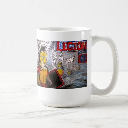 Legions-Farbkaffee-Tasse Kaffeetasse (Rechts)