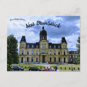 Legislative Gebäude von New Brunswick Fredericton Postkarte